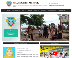 Website Resmi SMA Negeri 1 Muntok